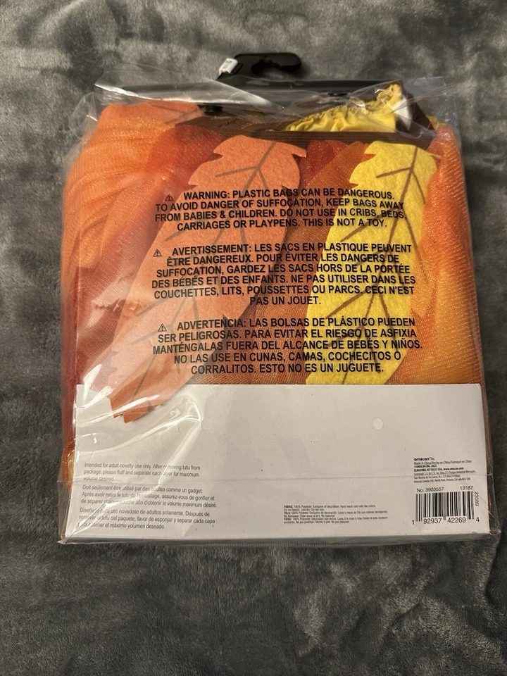 Falda Tutú Acción de Gracias 2XL Disfraz de Halloween Pavo Capas Juegos con disfraces 20 Fiesta Foto 4 de 4