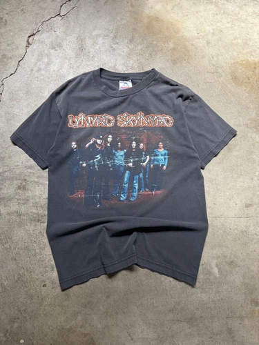 Vintage Lynyrd Skynyrd Shirt Mens Medium Black 1990s Tour Co 1990s vintage concert t-shirt, vintage, size M, single stitch, B+ condition