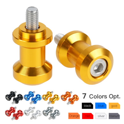2pcs 8mm Motorbike CNC Swingarm Swing Arm Spools Sliders For Suzuki GSX-R GSXR 600 750 1000 K1 K2 K3 K4 K5 K6 K7 K8 K9 K10 K11 - 201355758