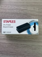 New 4 X Staples Dry-Erase Eraser 13612