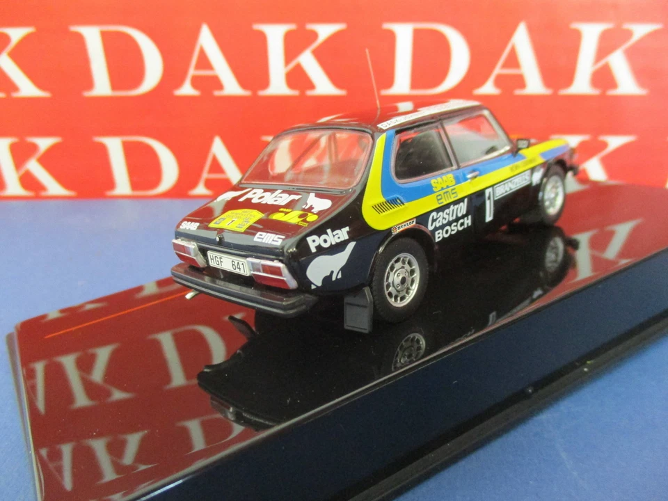 Die cast 1/43 Modellino Auto Saab 99 EMS Rally Sweden 1977 P. Eklund - Immagine 3 di 4