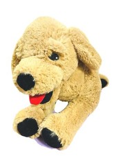 Lot Fancy Golden Retriever Plush Puppy Dog Silky Soft 22" Long Stuffed Animal  