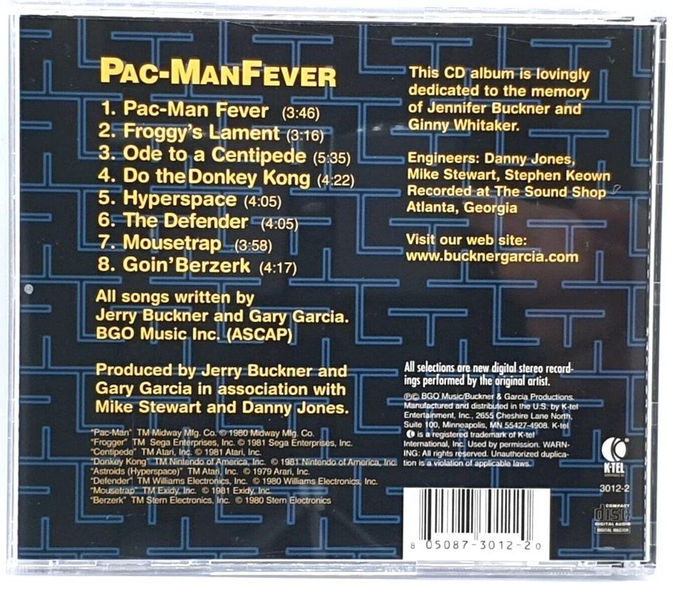 Buckner & Garcia : Pac-Man Fever CD Album - Super Rare - Image 2 of 3