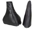 <!--F#f_0-->Gear Handbrake Boot For Holden Barina SB 1994-2000 Leather White Stitching (For: Holden)<!--F/-->