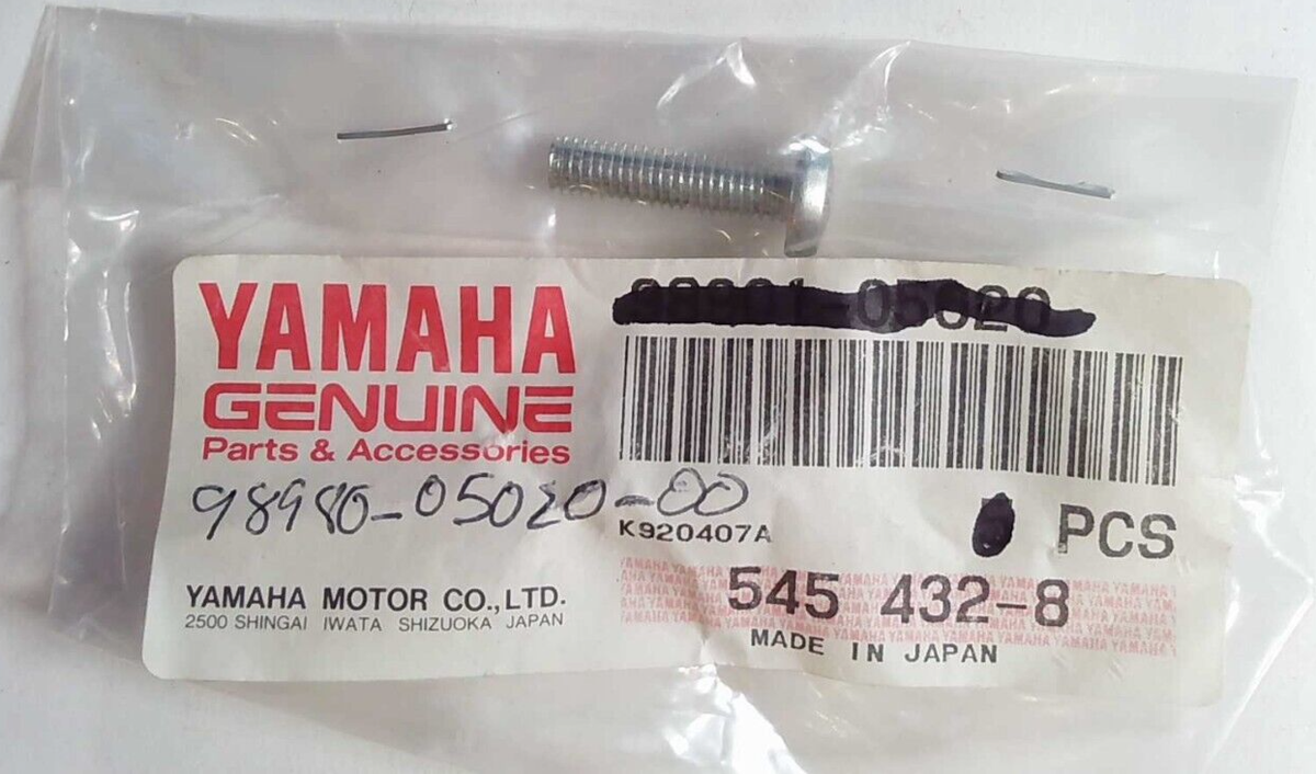 NOS Yamaha Hull & Deck Bind Screw 98980-05020 NEW OEM | eBay