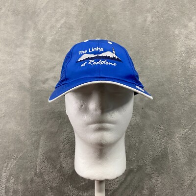 The LInks At Redstone Golf Course Hat Ahead Mid Fit Adjustable Blue