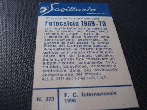 FACCHETTI INTER ITALIA A SCELTA PRODUZIONE DAL 1968 69 ALLA STAGIONE 1972 73 - Picture 79 of 194