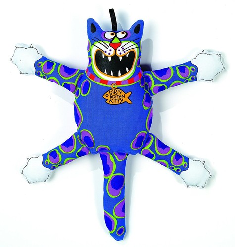 fat cat terrible nasty scaries mini | assorted squeaker dog toy