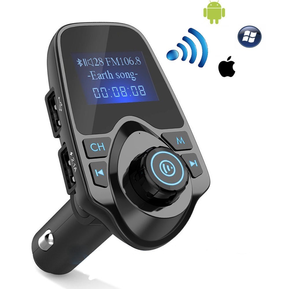 T11 Bluetooth FM Transmitter USB Car Charger Kit  iPod Audio Player iPhone HTC