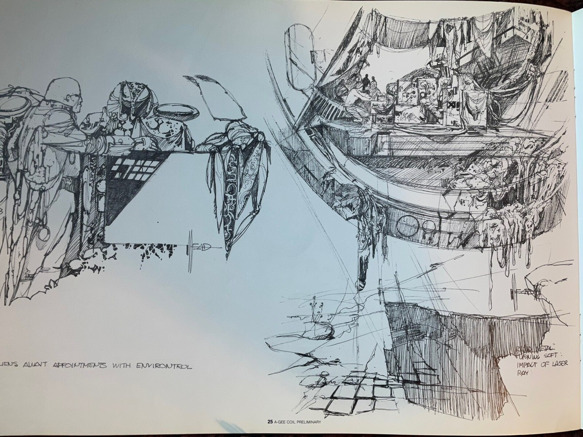 Syd Mead STUDIO IMAGE 1 -OBLAGON 1988 | eBay