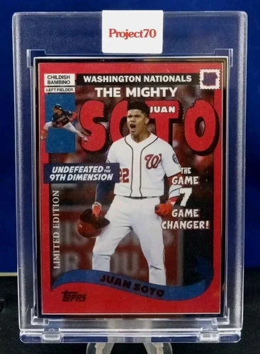JUAN SOTO - Undefeated - Topps Artist Proof 11/51 - Project 70 - AP - Nationals