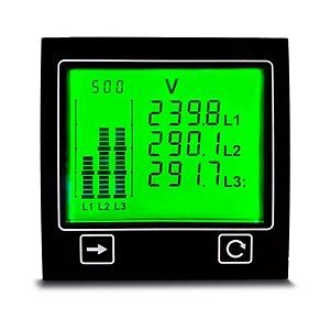 Trumeter APM-PWR-APO APM Power Meter with outputs, positive LCD