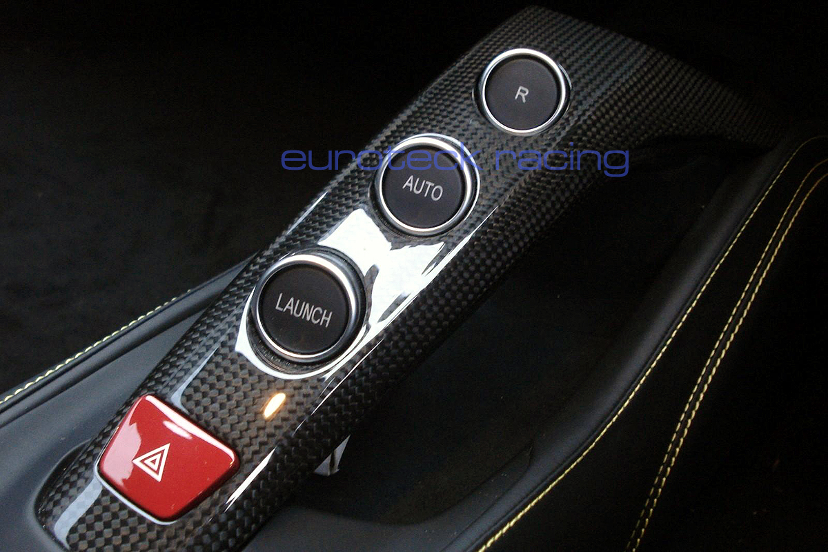 Ferrari 488 GTB / Spider Carbon Fiber Center Console Upper F1 Tunnel Bridge