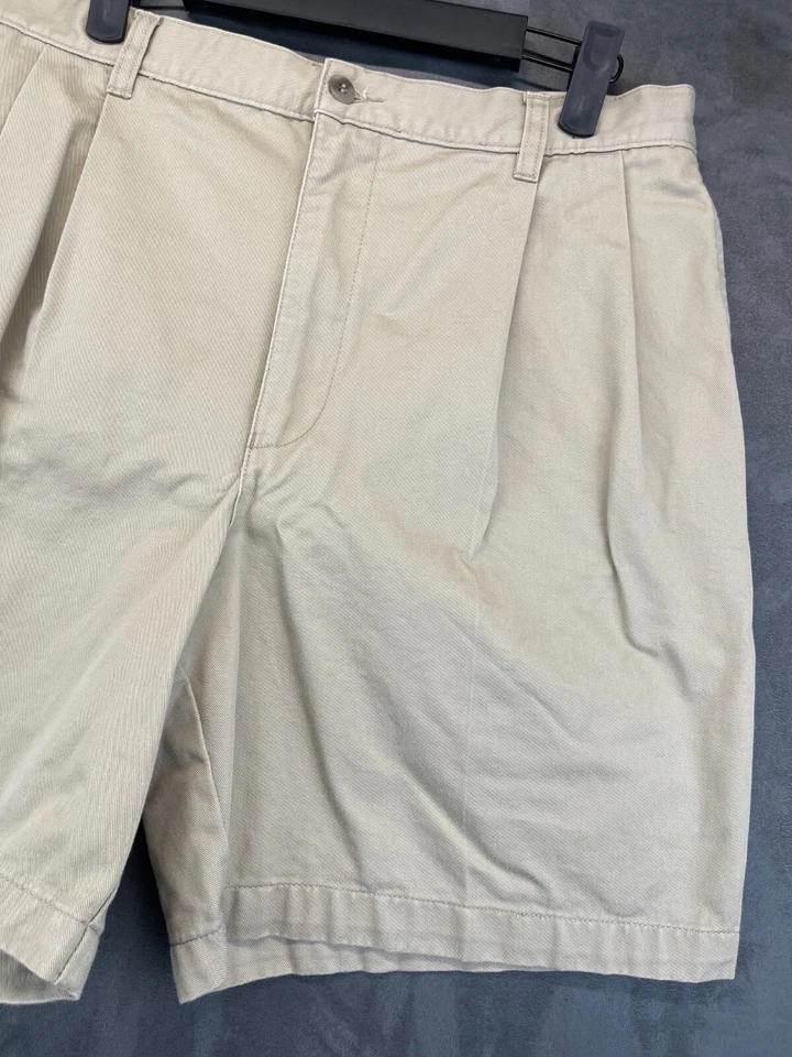 Pantalones Cortos INC International Concepts Caqui - Para Hombre Talla 33 - Plisados - Informales (3135) Foto 3 de 4