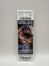 NFC Championship 2013-2014 Chicago Bears Phantom Ticket Stub