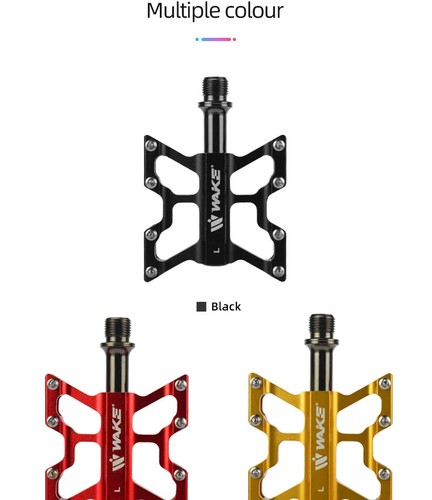 MTB Road Bike Pedal 3 Bearing Seal Ultralight Anti Slip Aluminum Footboard - Picture 15 of 26
