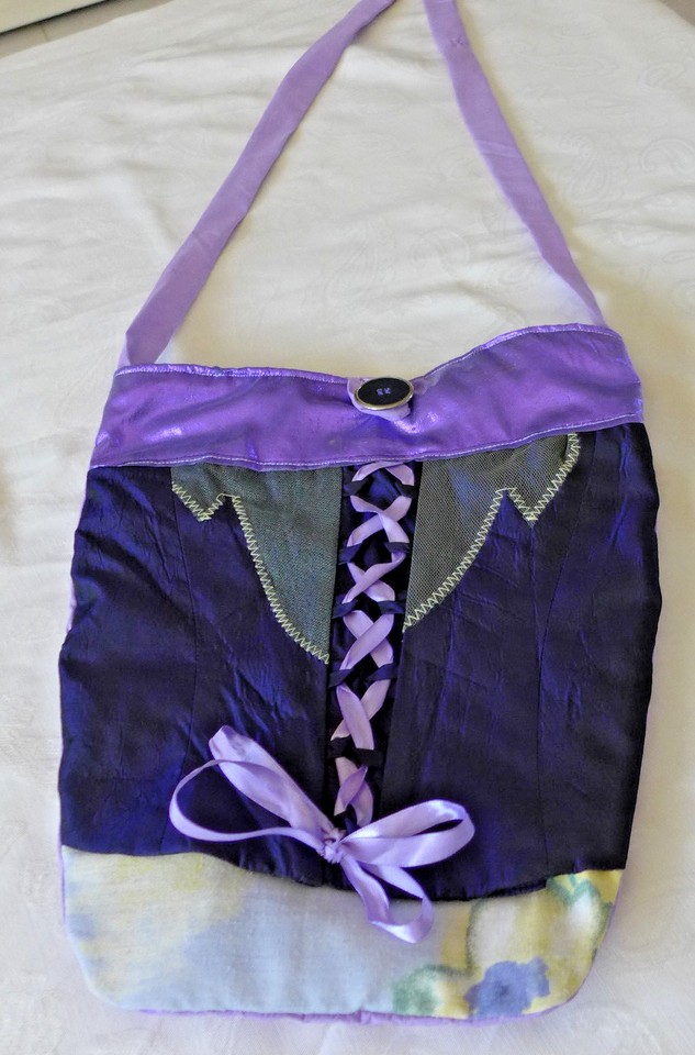 Purple - Handmade Quilted Utility Pouch 13