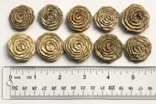 Hawaiian Lauhala Rosettes Woven Flower Hula Supply Handcrafted Hawaii Lei Decor