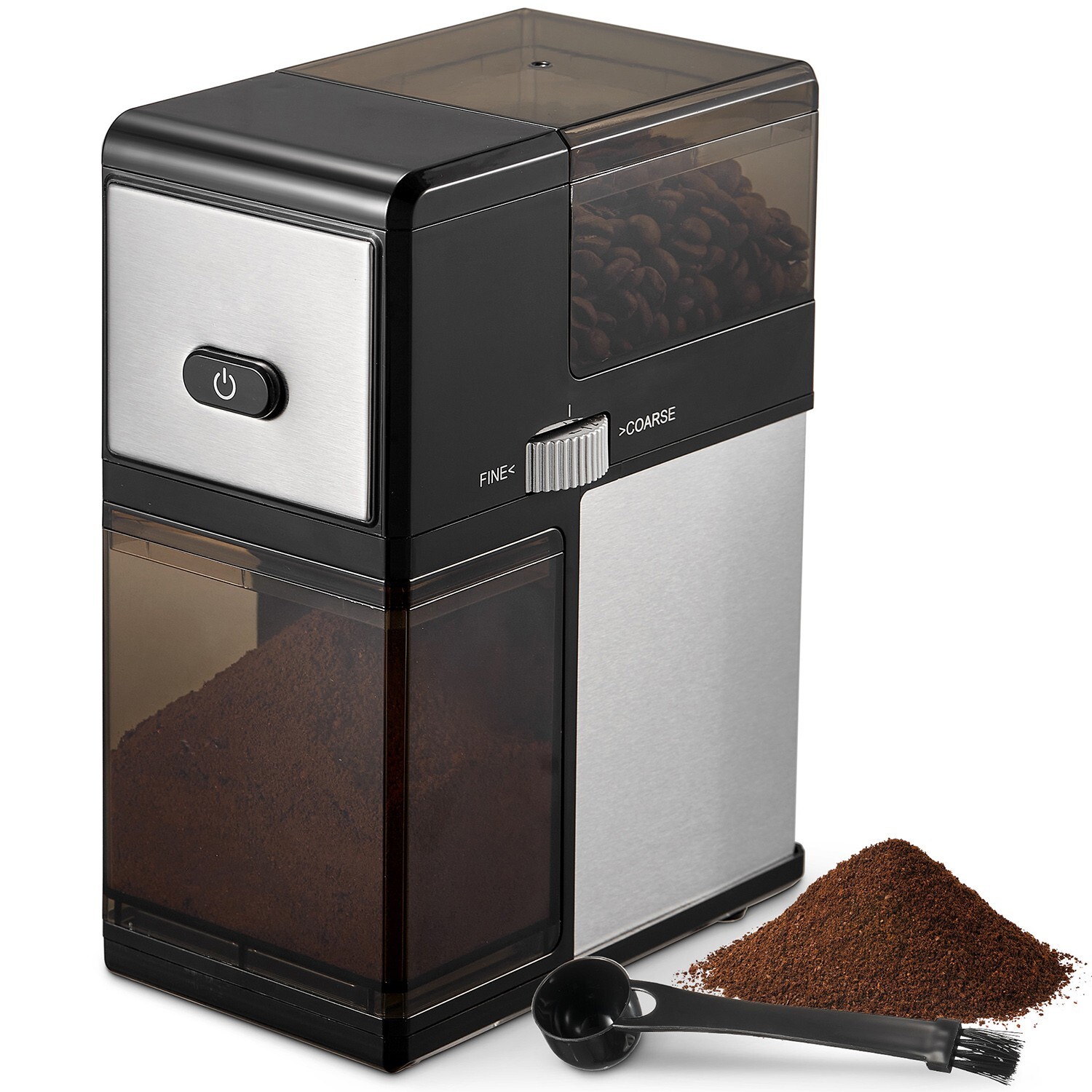 Electric Burr Coffee Grinder for French Press, Drip, Espress