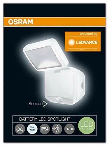 Osram LED Wandleuchte mit Sensor Außenanwendung zeitlos kaltweiß EEK:G (Spk.A-G) - Bild 3 von 4