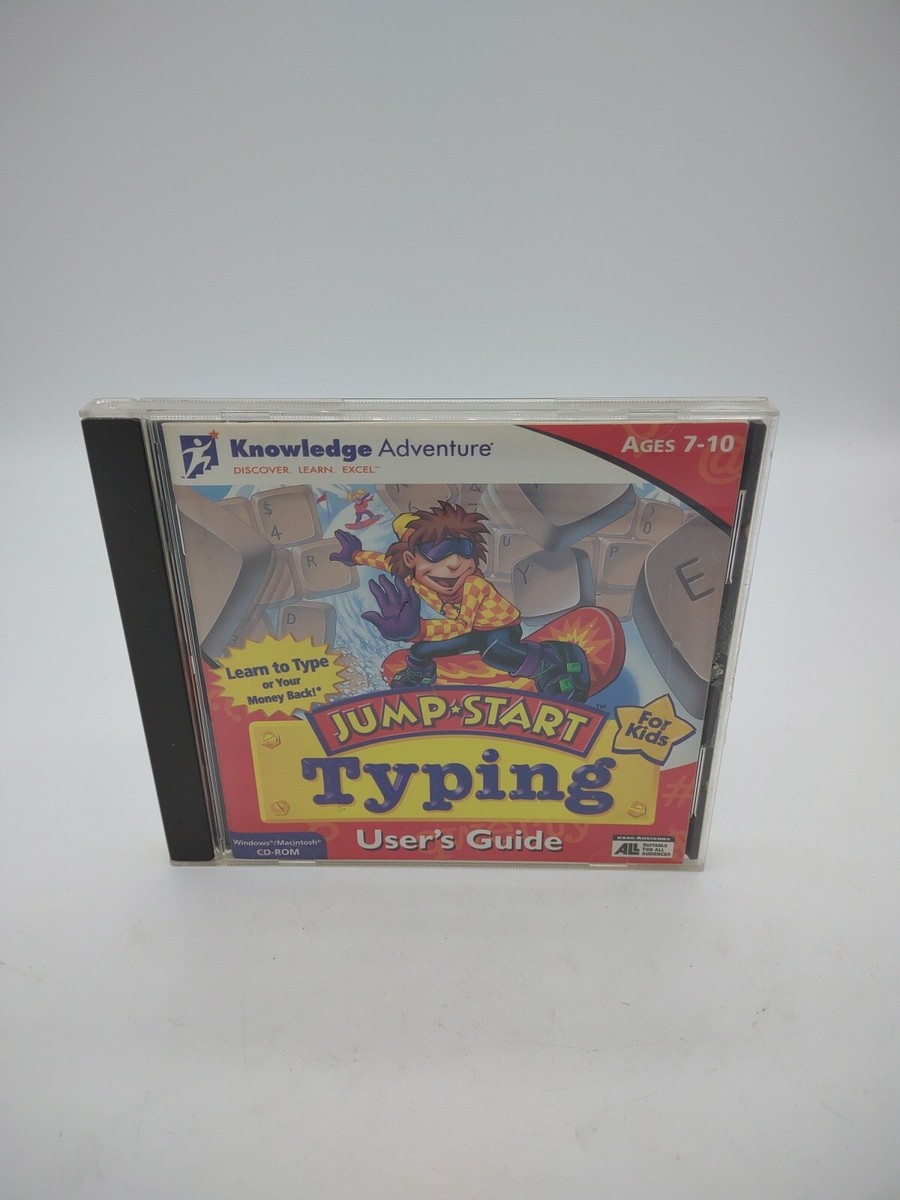 JumpStart Typing PC CD-Rom 2003 Windows Mac Children Kids