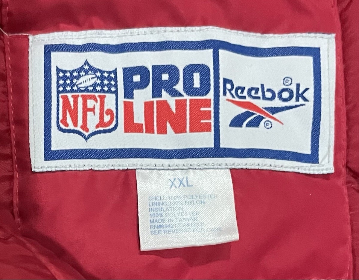 Vintage San Francisco 49ers Full Zip Jacket Men's Size 2XL Reebok
