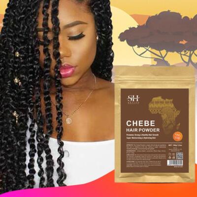 Chebe Pulver Afrika Frauen Traktion Alopezie Behandlung Grow-Sale Öl Männer P6V2