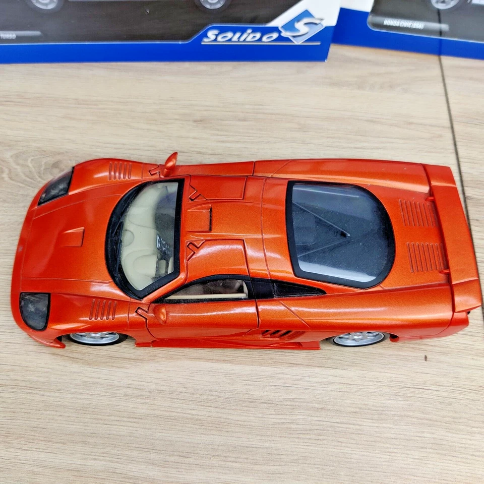 AUTO HOT WHEELS SALEEN S7 ARANCIONE 1:18 IN LOOSE 2001 MATTEL - Immagine 4 di 4