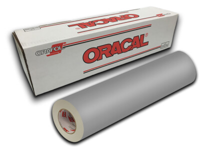 12'' X 5yd - Silver Matte Oracal 631 Exhibition Cal Vinyl Roll