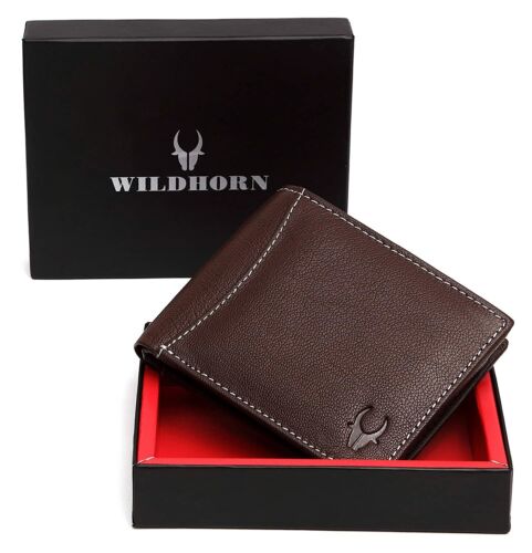 New Premium Quality Bi-fold Leather Wallet for Men Brown Colour - Picture 2 of 6