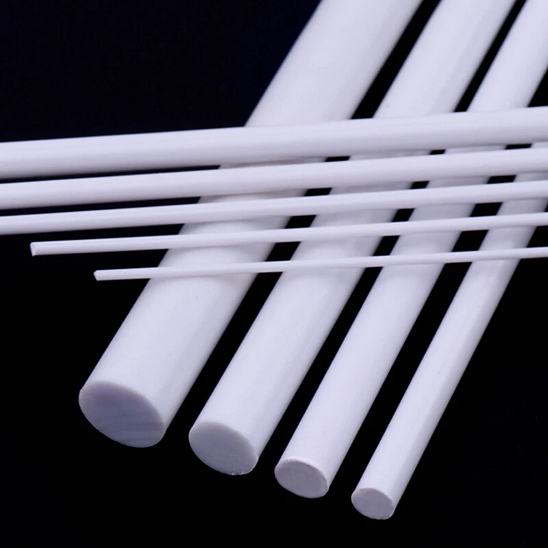 1mm - 15mm ABS Styrene Plastic Round Rod Bar Strip Modelling 250mm Length - Image 3 of 4