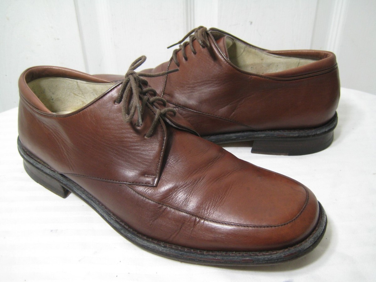 BRUNO MAGLI Barton Brown Leather Oxford Shoes Men