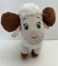 World Plush Inc. 9" White Billy Goat Plush Standing Farm Kid Stuffed Animal Toy