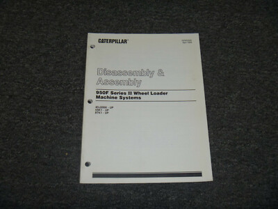 Caterpillar 950F II Wheel Loader Machine Sys Assembly Service Repair Manual 5SK1
