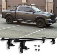 54" Roof Racks Cross Bar Luggage Cargo Carrier w/ Lock For RAM 1500 2009-2018
