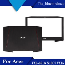 For Acer VX5-591G N16C7 VX15 A shell top lid B shell Bezel back cover Black