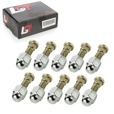 10x RÄNDELBOLZEN MIT RADMUTTER - M12x1,5 x 44mm FÜR MITSUBISHI MODELLE *NEU*