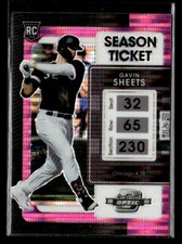 Gavin Sheets RC - 2022 Panini Chronicles Contenders Optic Pink Pulsar Rookie #6