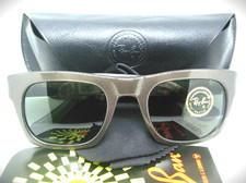 Ray-Ban NOS USA Vintage B L 60s Plainsman Wayfarer SpaceGray New Rare Sunglasses