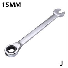 15mm Ratcheting Wrench Combination Spanner Tool Set Metric Flexible Head Kit