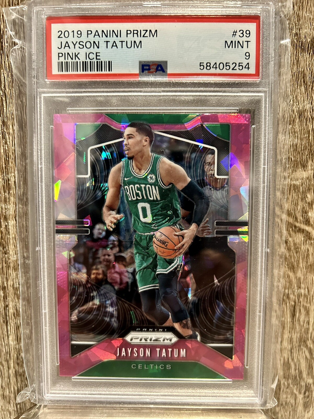 2019 Prizm pink ice Jayson Tatum. PSA 9