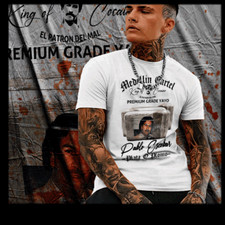 Camiseta Pablo Escobar Medellín Cartel Kingpin Plata O Plomo Gangster Tee