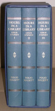 Hours in a Library - Leslie Stephen - Folio Society 1991 1st edition