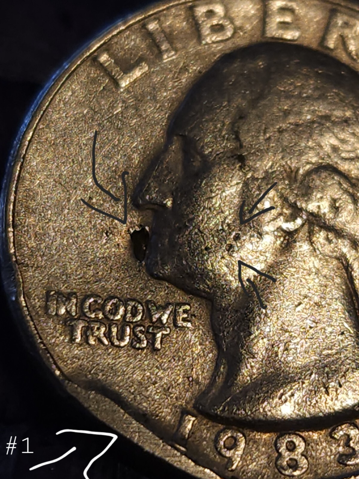 1983 D Quarter RARE/ERRORS/FILLED D/CLIPPED!!! eBay