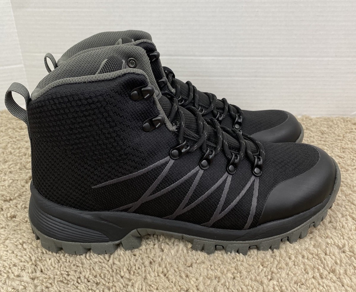 Propet Traverse Hiking Boots Waterproof Mens 10.5 Black/Dark 