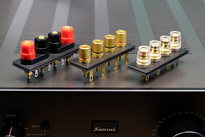 Sansui AU-919 (early model) speaker terminal upgrade kit