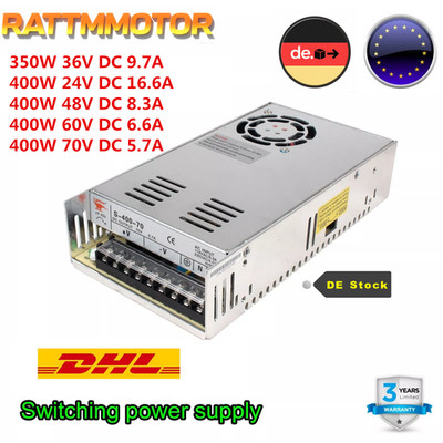 24V 36V 48V 60V 70V DC Switching Power Supply Transformer AC to DC Adapter 400W