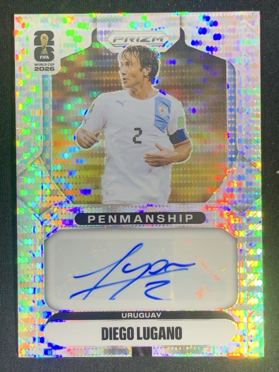 Diego Lugano 2026 Panini Prizm FIFA World Cup Penmanship Preferred Auto #P-DL