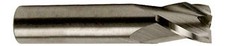 3/8" Carbide End Mill, Stub Length, 3/8" Shank, 2-Flute, 2" OAL, USA Made