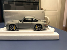 Almost Real 1:18 2018 RUF Porsche 911 964 SCR Coupe Chalk Grey Diecast Model Car